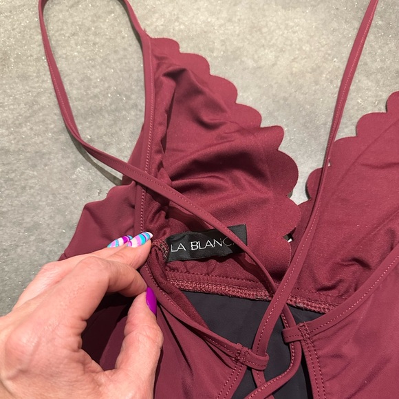 LaBlanca One Piece Swim Suit Burgandy - Picture 8 of 10